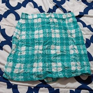 Vintage! H.L. Spencer plaid mini skirt